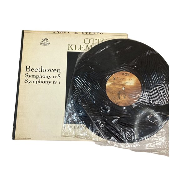 Vintage Classical Vinyl Beethoven Symphony No.1 & 8 Otto Klemperer - Picture 4 of 4